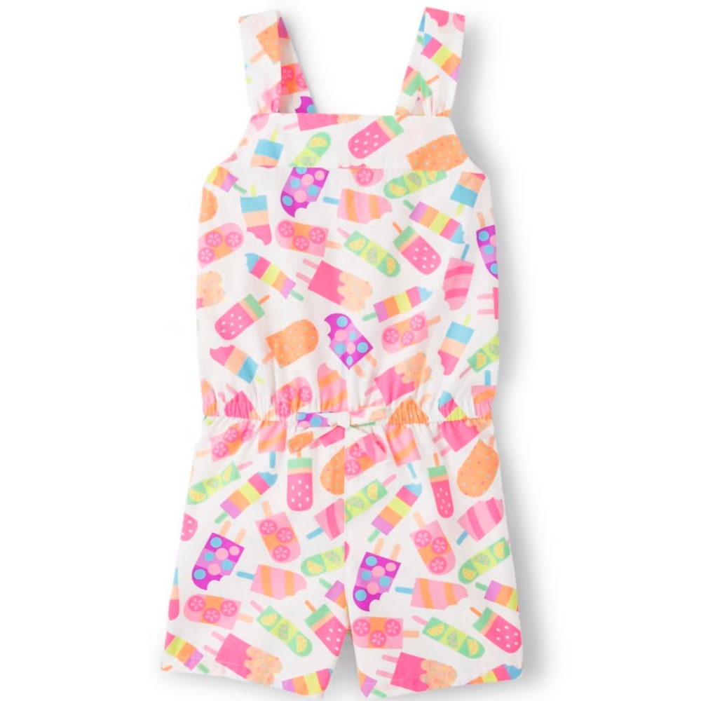 Gymboree Popsicle Party Printed Romper, Size 6